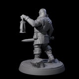 Cobbled Together Militia F Miniature for Dungeons and Dragons, Pathfinder or other TTRPGs