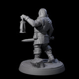 Cobbled Together Militia F Miniature for Dungeons and Dragons, Pathfinder or other TTRPGs