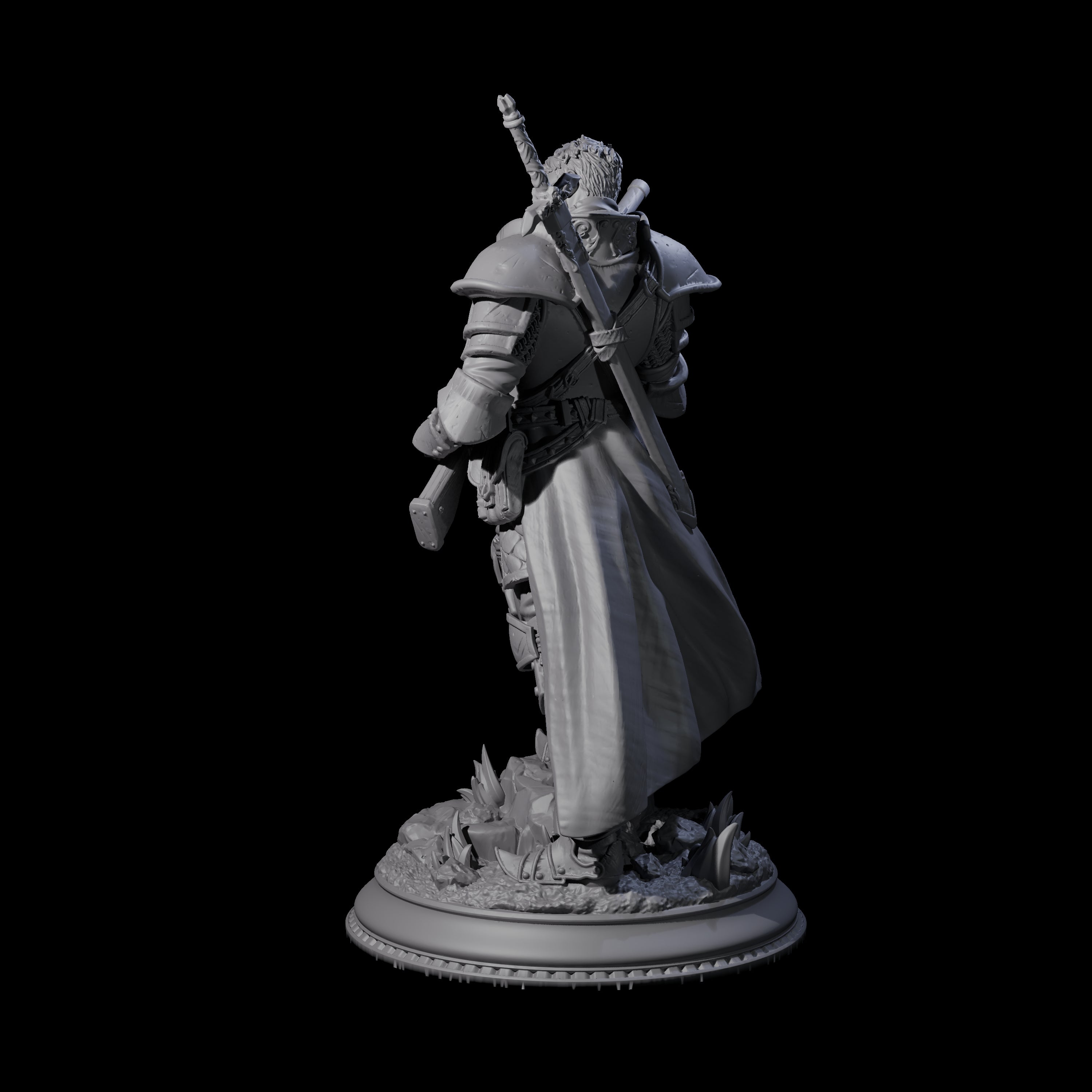 Cocky Hunter Miniature for Dungeons and Dragons, Pathfinder or other TTRPGs