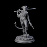 Cocky Swashbuckler Miniature for Dungeons and Dragons, Pathfinder or other TTRPGs