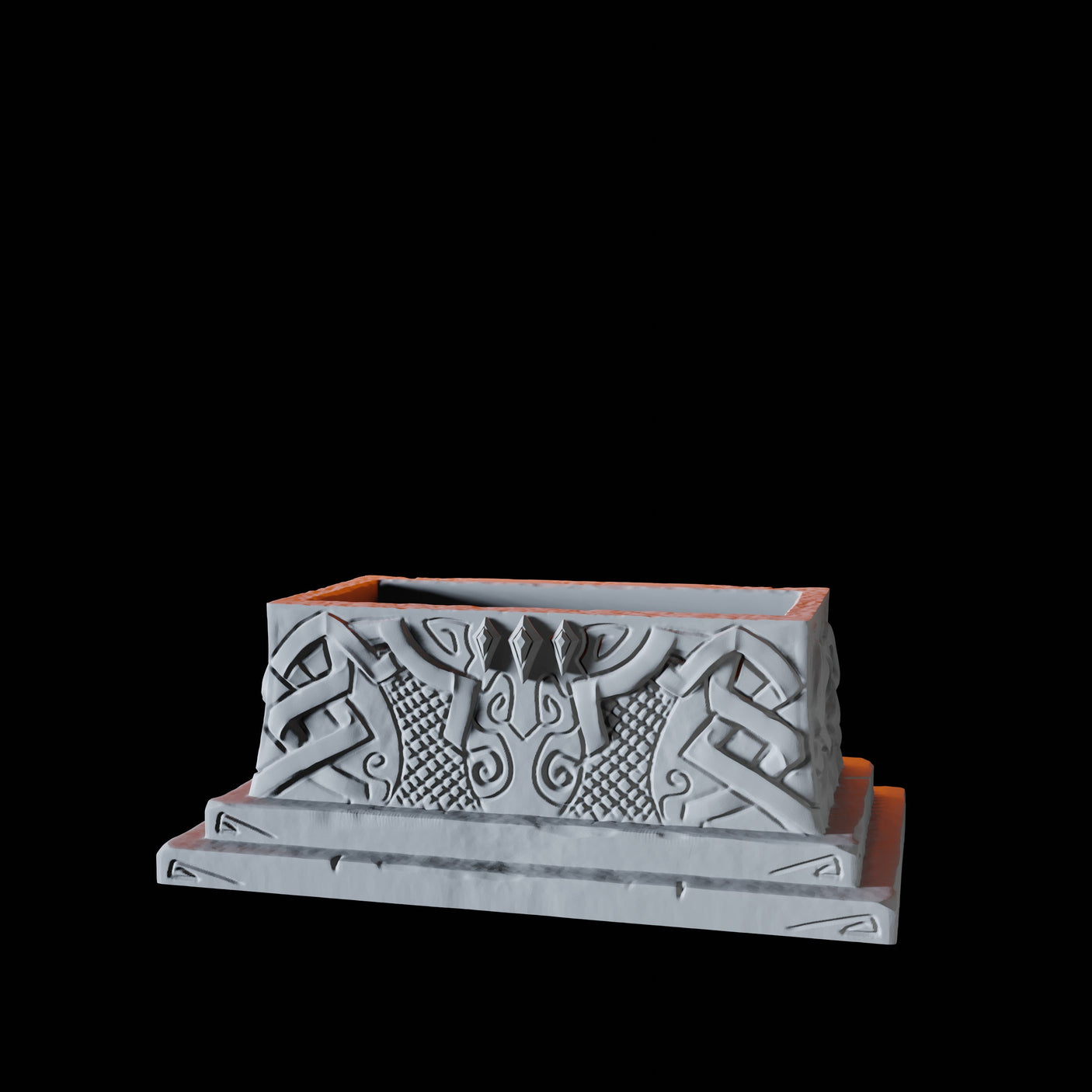 Coffin Miniature for Dungeons and Dragons, Pathfinder or other TTRPGs