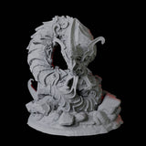 Coiled Giant Snake C Miniature for Dungeons and Dragons, Pathfinder or other TTRPGs