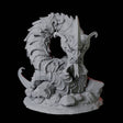 Coiled Giant Snake C Miniature for Dungeons and Dragons, Pathfinder or other TTRPGs