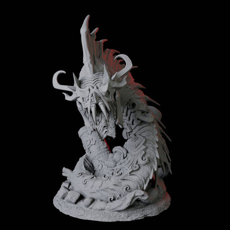 Coiled Giant Snake D Miniature for Dungeons and Dragons, Pathfinder or other TTRPGs