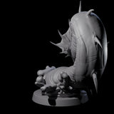 Coiled Snake Worm Miniature for Dungeons and Dragons, Pathfinder or other TTRPGs