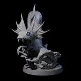 Coiled Snake Worm Miniature for Dungeons and Dragons, Pathfinder or other TTRPGs