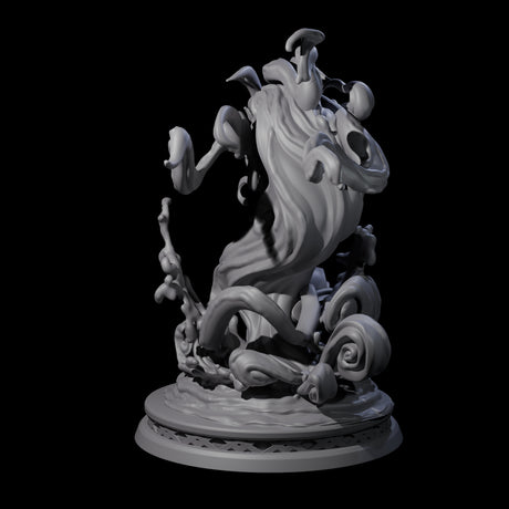Coiled Water Elemental Miniature for Dungeons and Dragons, Pathfinder or other TTRPGs