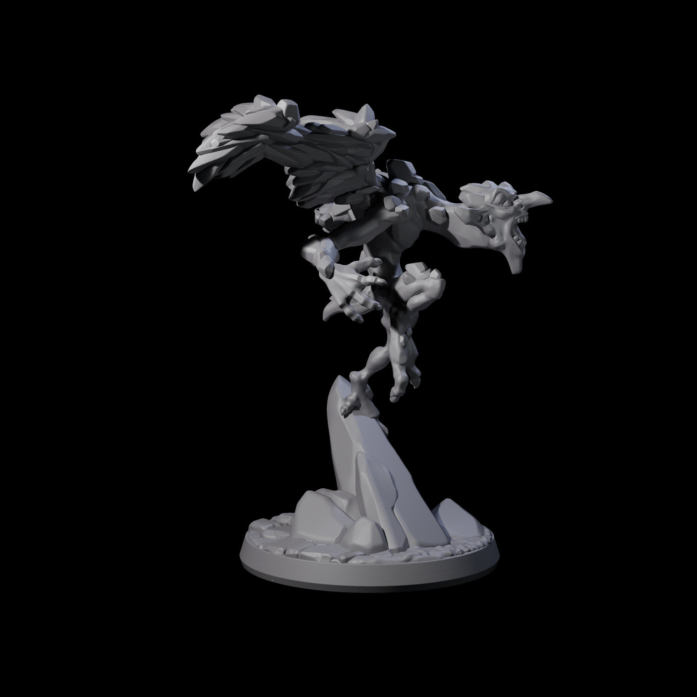 Cold Ice Mephit Miniature for Dungeons and Dragons, Pathfinder or other TTRPGs