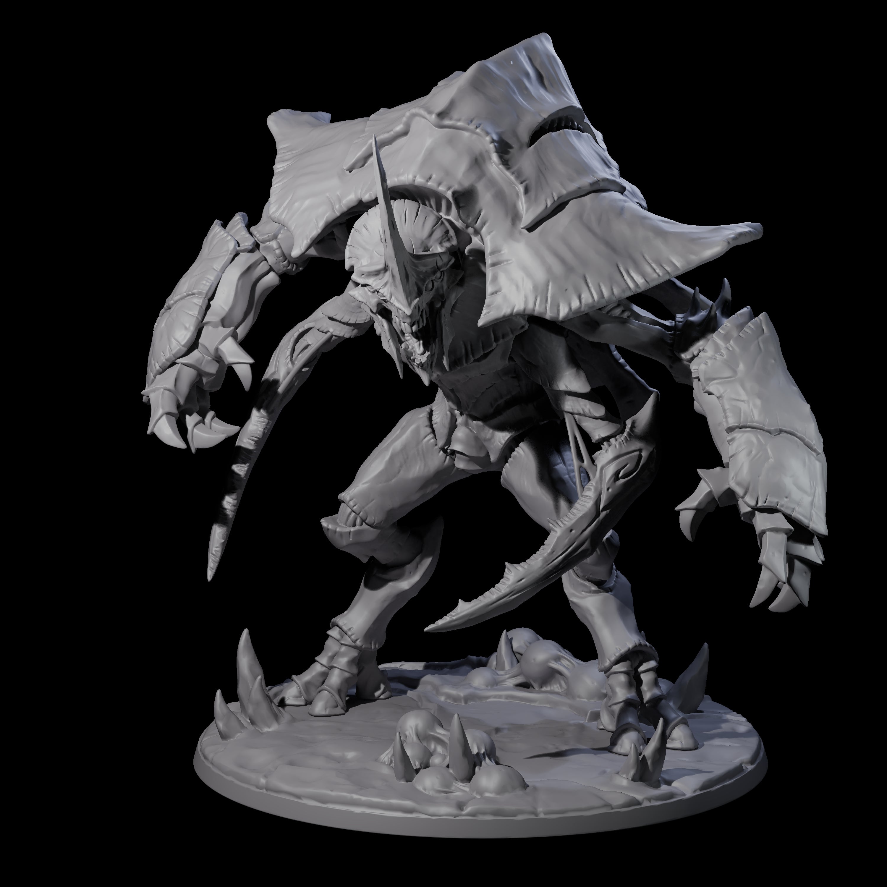 Colossal Umber Hulk Miniature for Dungeons and Dragons, Pathfinder or other TTRPGs