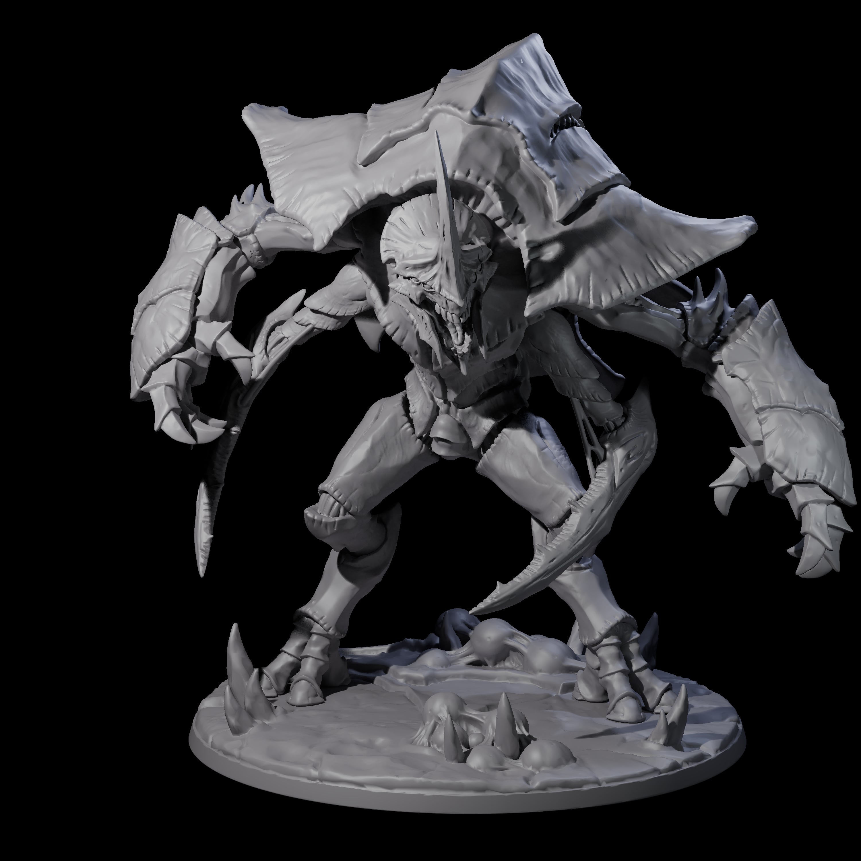 Colossal Umber Hulk Miniature for Dungeons and Dragons, Pathfinder or other TTRPGs