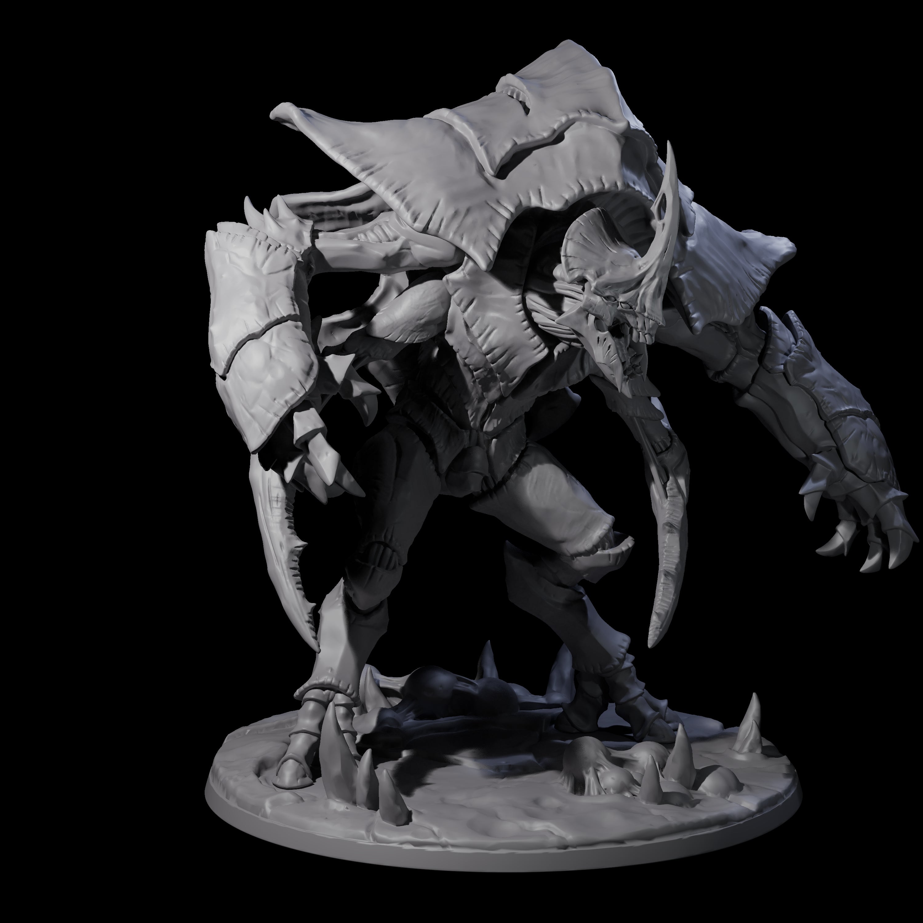 Colossal Umber Hulk Miniature for Dungeons and Dragons, Pathfinder or other TTRPGs