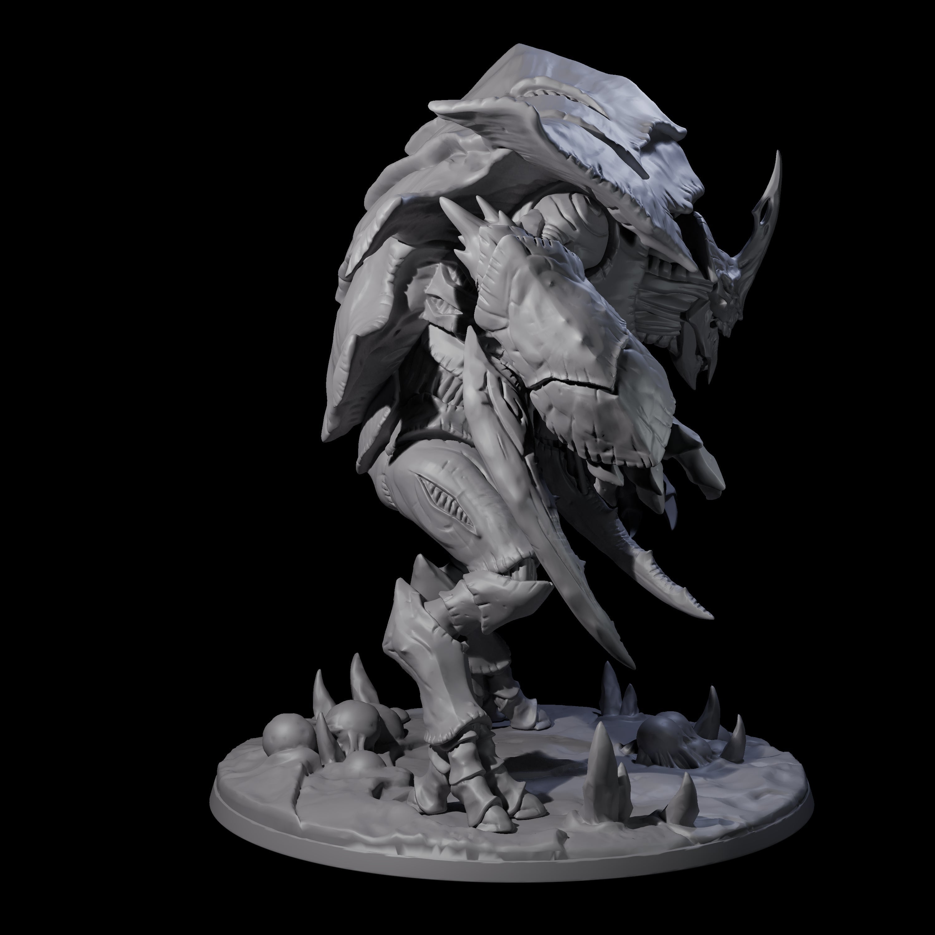 Colossal Umber Hulk Miniature for Dungeons and Dragons, Pathfinder or other TTRPGs