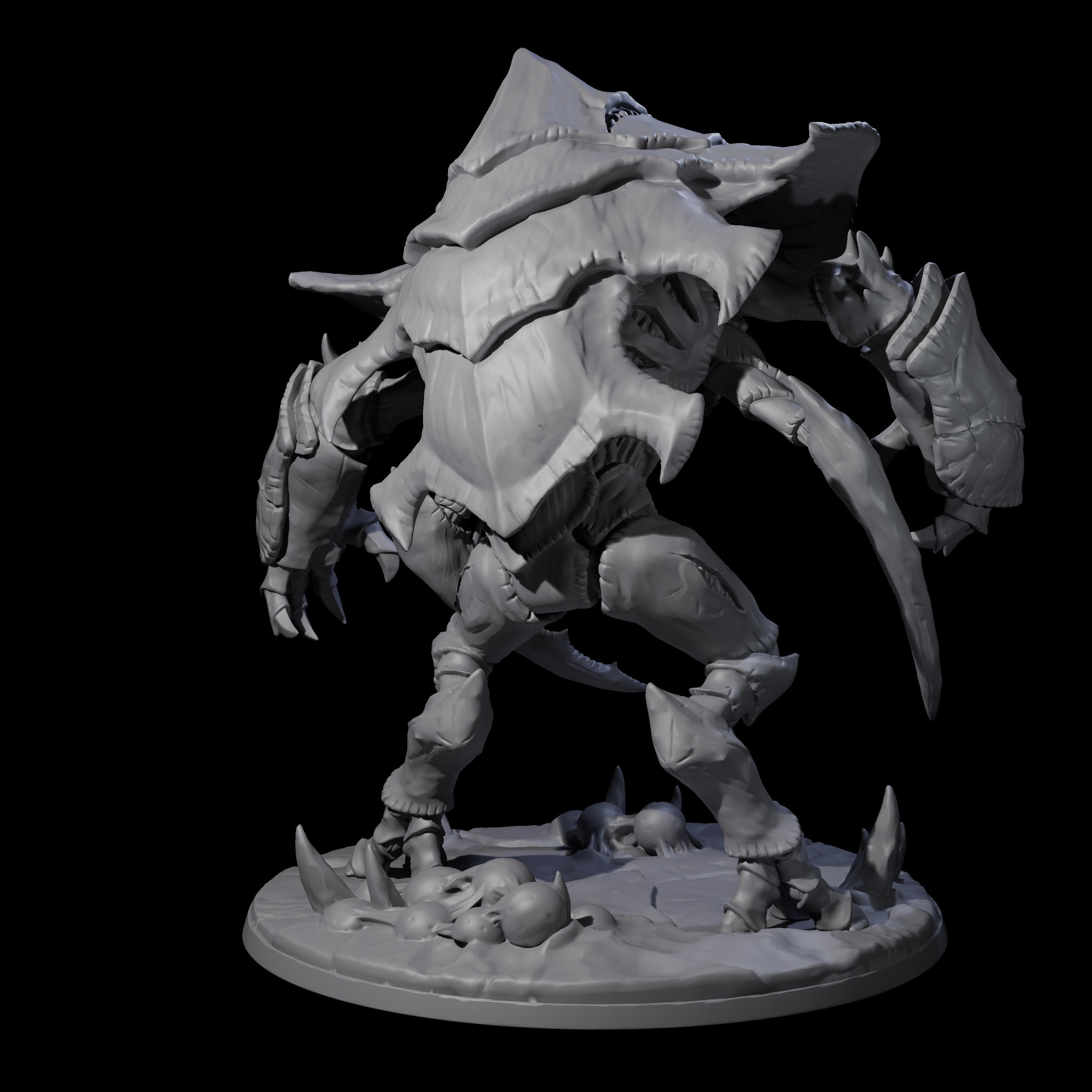 Colossal Umber Hulk Miniature for Dungeons and Dragons, Pathfinder or other TTRPGs