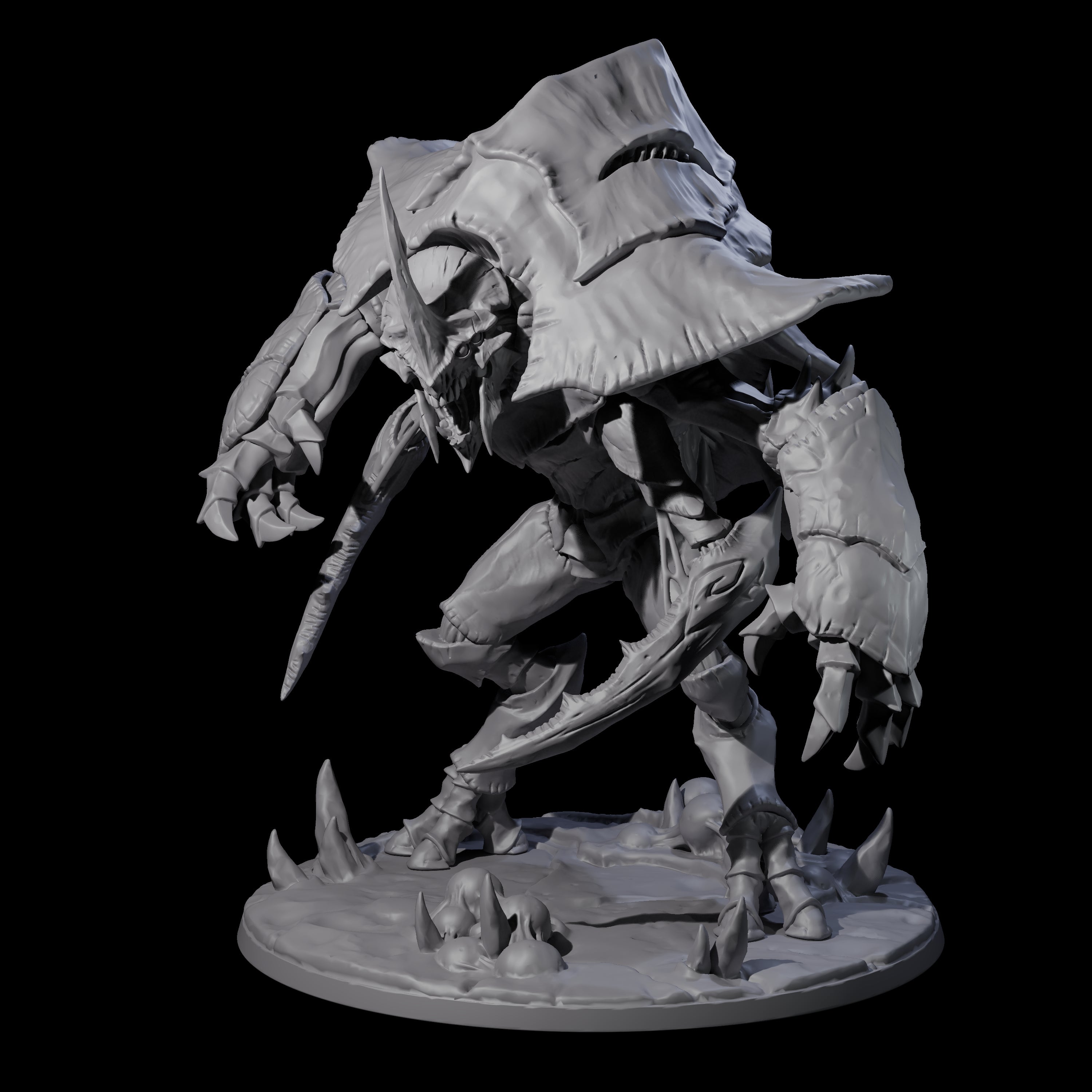 Colossal Umber Hulk Miniature for Dungeons and Dragons, Pathfinder or other TTRPGs