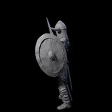 Come At Me Female Barbarian Miniature for Dungeons and Dragons, Pathfinder or other TTRPGs
