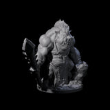 Come Out Swinging Boarman Brute A Miniature for Dungeons and Dragons, Pathfinder or other TTRPGs