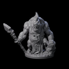 Come Out Swinging Boarman Brute A Miniature for Dungeons and Dragons, Pathfinder or other TTRPGs