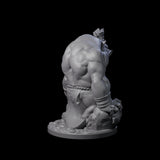Come Out Swinging Boarman Brute C Miniature for Dungeons and Dragons, Pathfinder or other TTRPGs