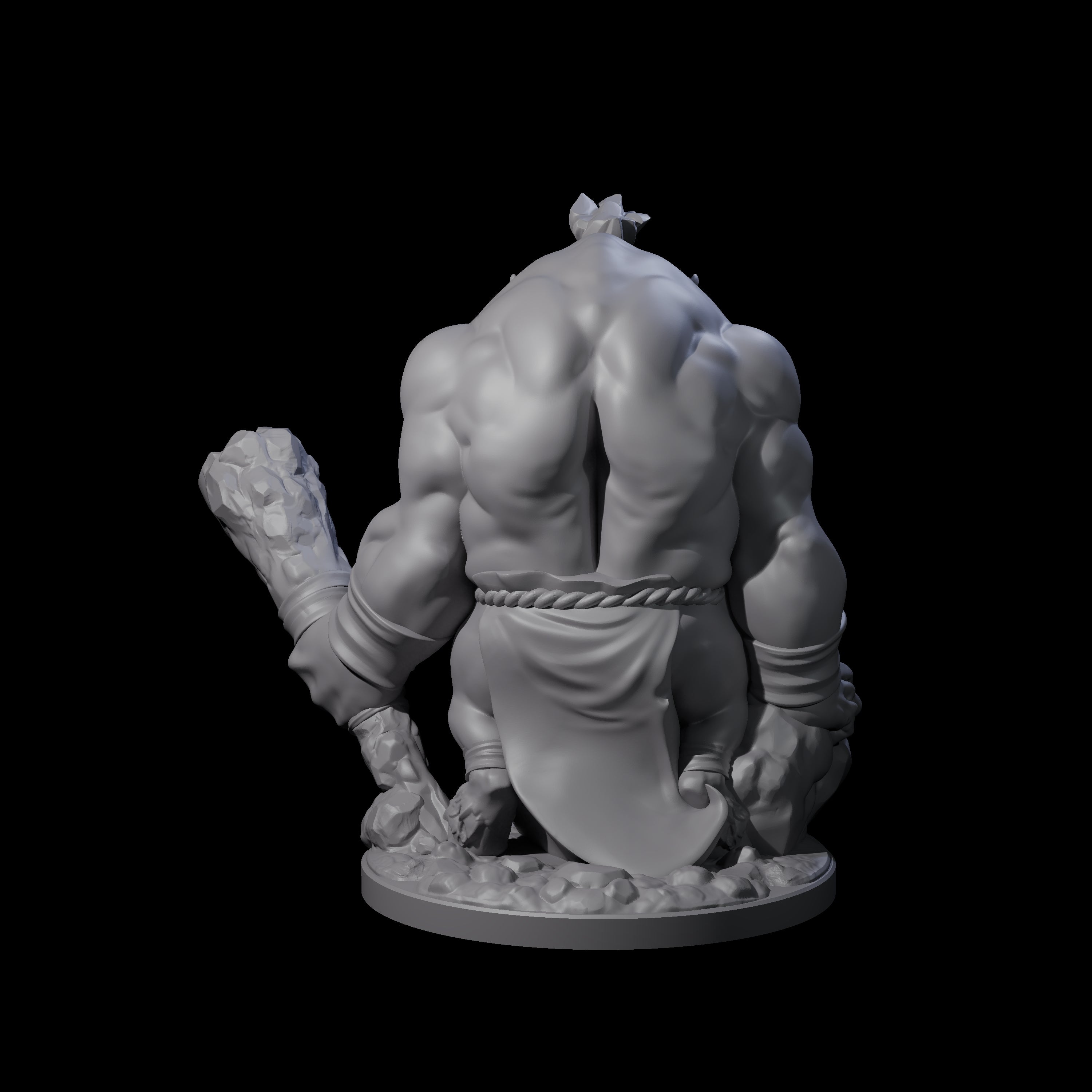 Come Out Swinging Boarman Brute C Miniature for Dungeons and Dragons, Pathfinder or other TTRPGs