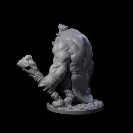 Come Out Swinging Boarman Brute C Miniature for Dungeons and Dragons, Pathfinder or other TTRPGs
