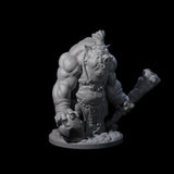 Come Out Swinging Boarman Brutes Miniature for Dungeons and Dragons, Pathfinder or other TTRPGs