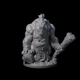 Come Out Swinging Boarman Brutes Miniature for Dungeons and Dragons, Pathfinder or other TTRPGs