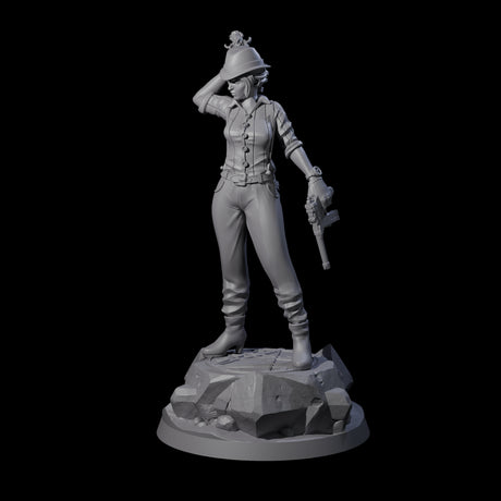 Come Out Swinging Human Witch Miniature for Dungeons and Dragons, Pathfinder or other TTRPGs