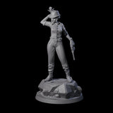 Come Out Swinging Human Witch Miniature for Dungeons and Dragons, Pathfinder or other TTRPGs