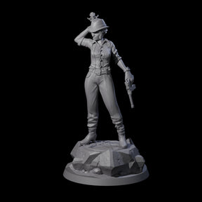 Come Out Swinging Human Witch Miniature for Dungeons and Dragons, Pathfinder or other TTRPGs