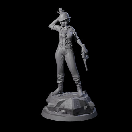 Come Out Swinging Human Witch Miniature for Dungeons and Dragons, Pathfinder or other TTRPGs