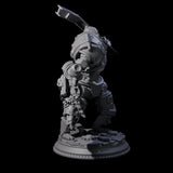 Commanding Clockwork Guardian Miniature for Dungeons and Dragons, Pathfinder or other TTRPGs