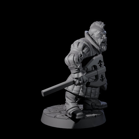 Commanding Dwarf Leader Miniature for Dungeons and Dragons, Pathfinder or other TTRPGs