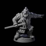 Commanding Dwarf Leader Miniature for Dungeons and Dragons, Pathfinder or other TTRPGs
