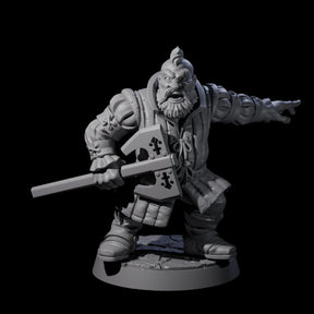 Commanding Dwarf Leader Miniature for Dungeons and Dragons, Pathfinder or other TTRPGs