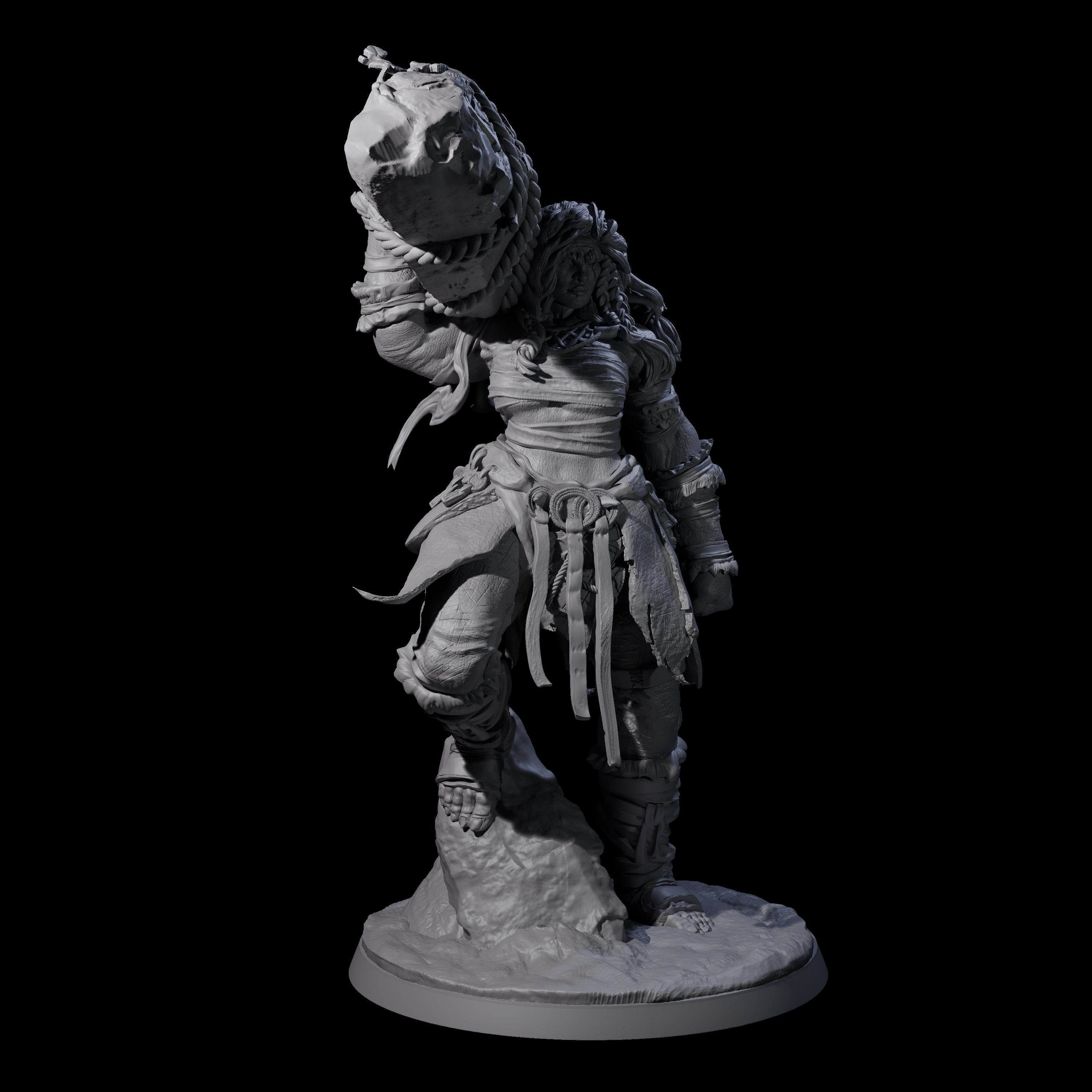 Commanding Hill Giant Matriarch Miniature for Dungeons and Dragons, Pathfinder or other TTRPGs