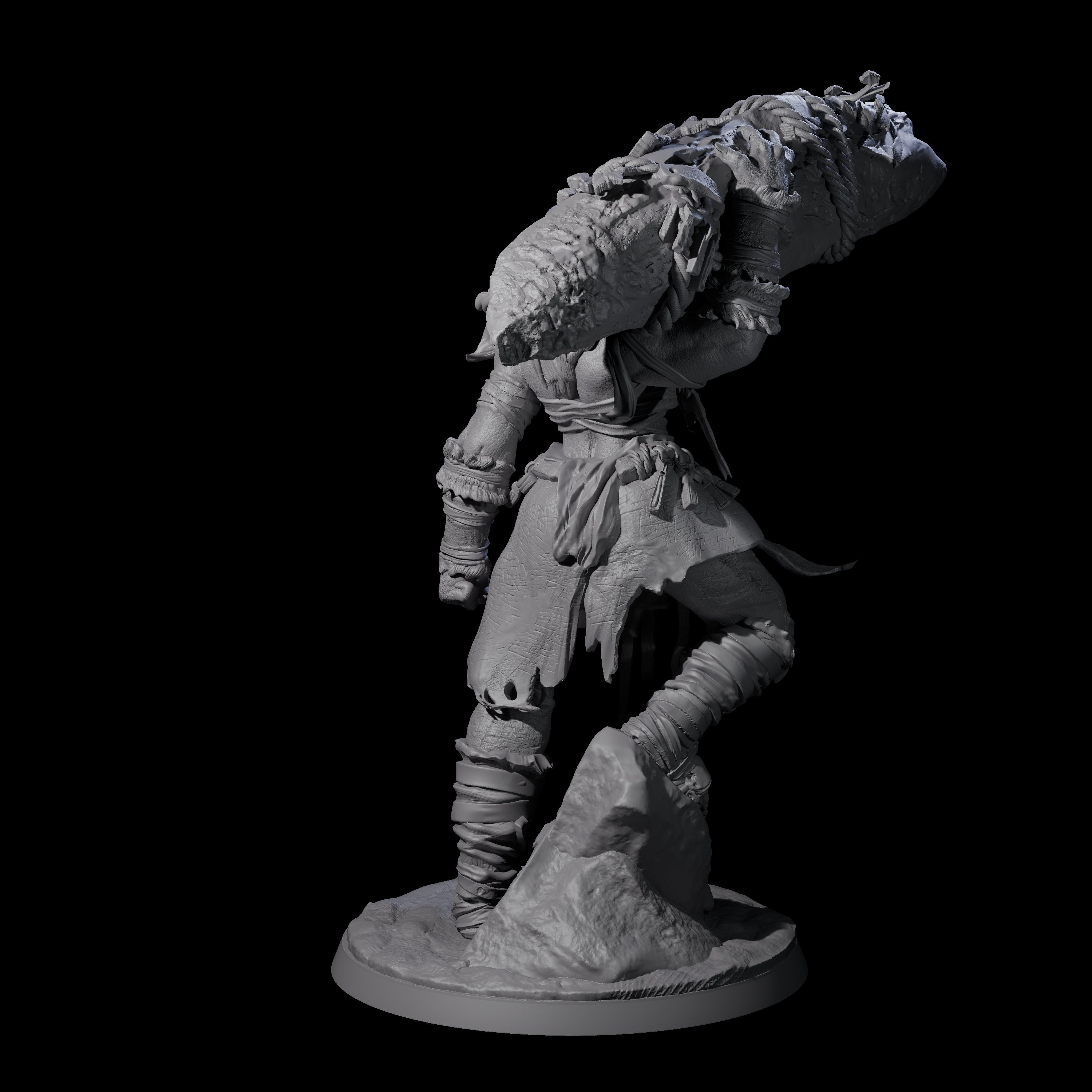 Commanding Hill Giant Matriarch Miniature for Dungeons and Dragons, Pathfinder or other TTRPGs
