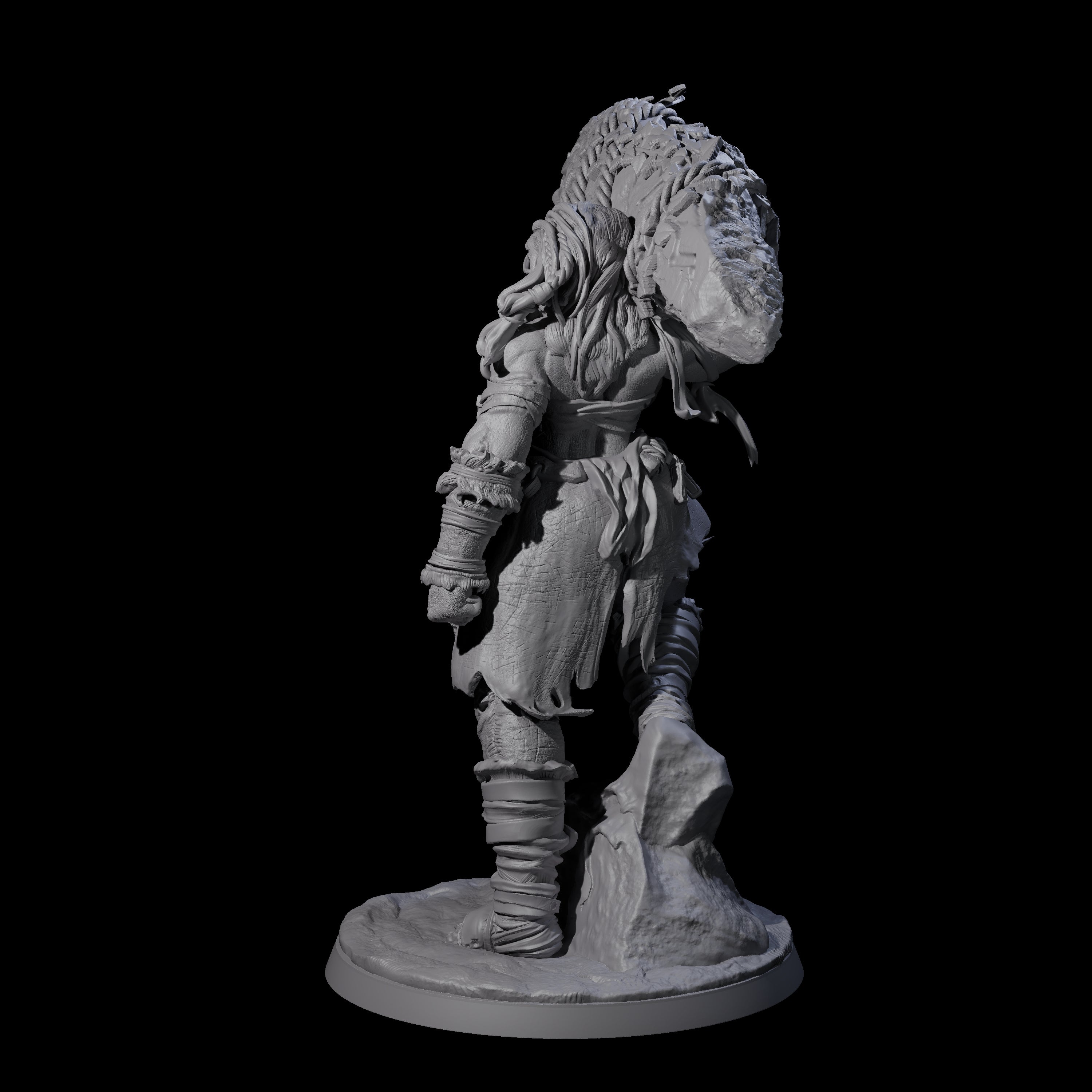 Commanding Hill Giant Matriarch Miniature for Dungeons and Dragons, Pathfinder or other TTRPGs