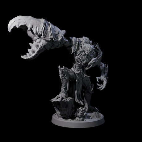 Commanding Wastrilith Warrior A Miniature for Dungeons and Dragons, Pathfinder or other TTRPGs