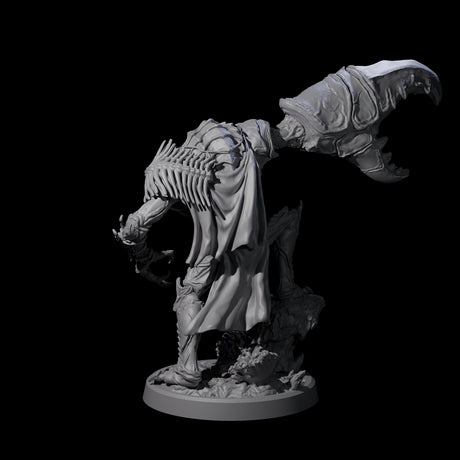 Commanding Wastrilith Warrior A Miniature for Dungeons and Dragons, Pathfinder or other TTRPGs