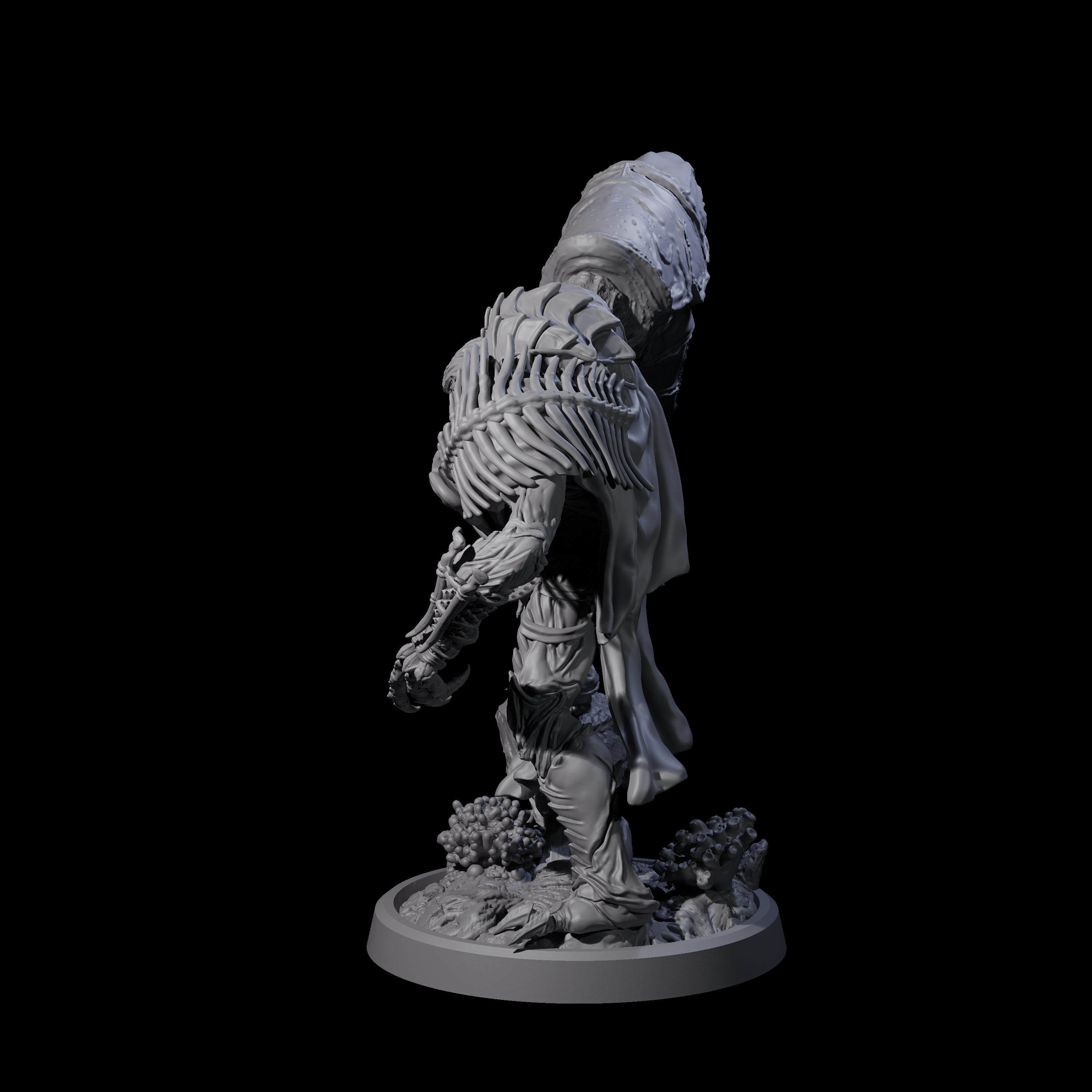 Commanding Wastrilith Warrior A Miniature for Dungeons and Dragons, Pathfinder or other TTRPGs