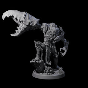Commanding Wastrilith Warrior A Miniature for Dungeons and Dragons, Pathfinder or other TTRPGs