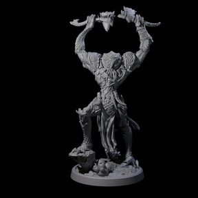 Commanding Wastrilith Warrior B Miniature for Dungeons and Dragons, Pathfinder or other TTRPGs