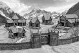 Complete Saxon Village - Kingdom of Saxonia Miniature for Dungeons and Dragons, Pathfinder or other TTRPGs