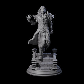 Composed Human Mage Miniature for Dungeons and Dragons, Pathfinder or other TTRPGs