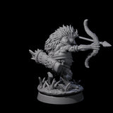 Concentrating Grung Hunter Miniature for Dungeons and Dragons, Pathfinder or other TTRPGs