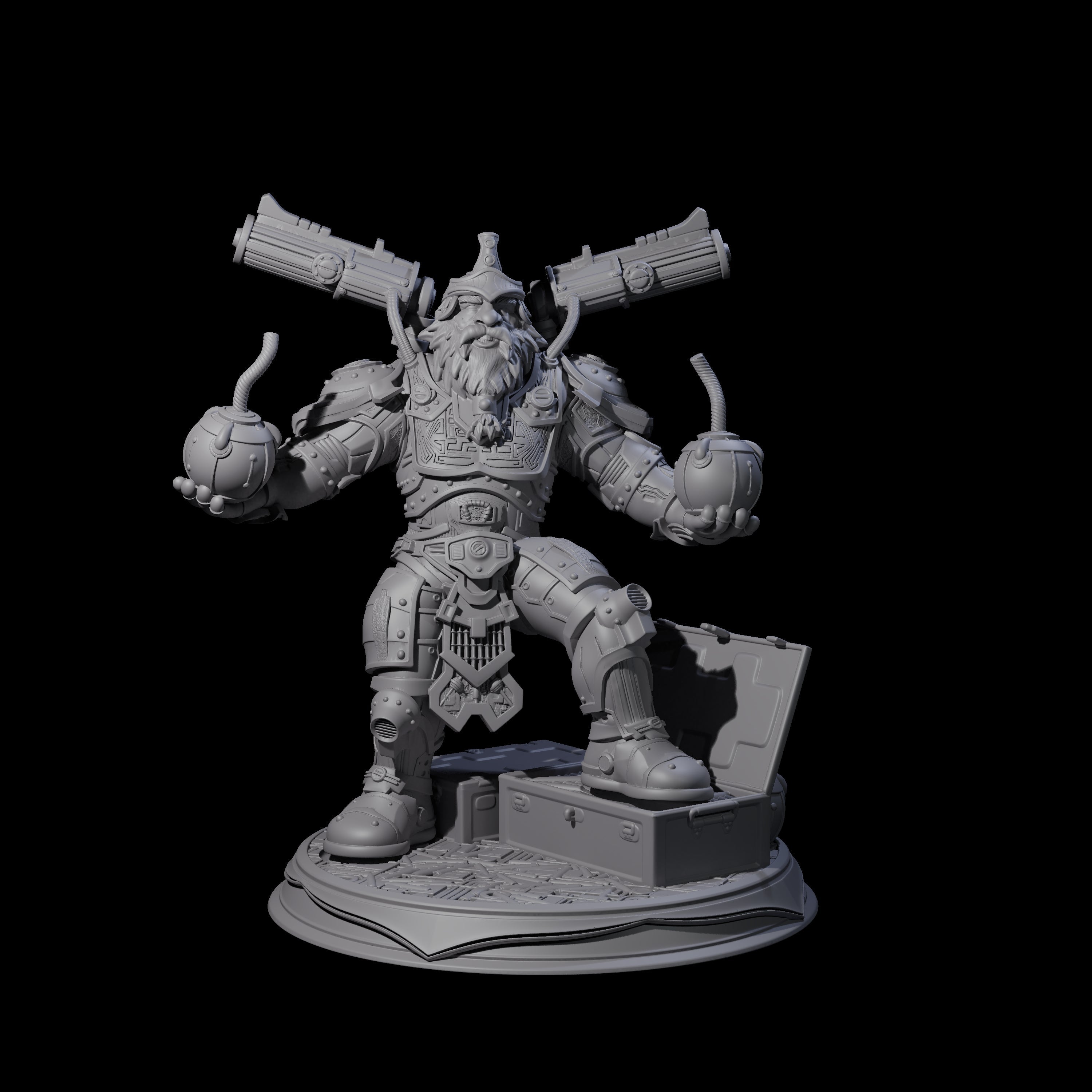 Confident Artificer Miniature for Dungeons and Dragons, Pathfinder or other TTRPGs