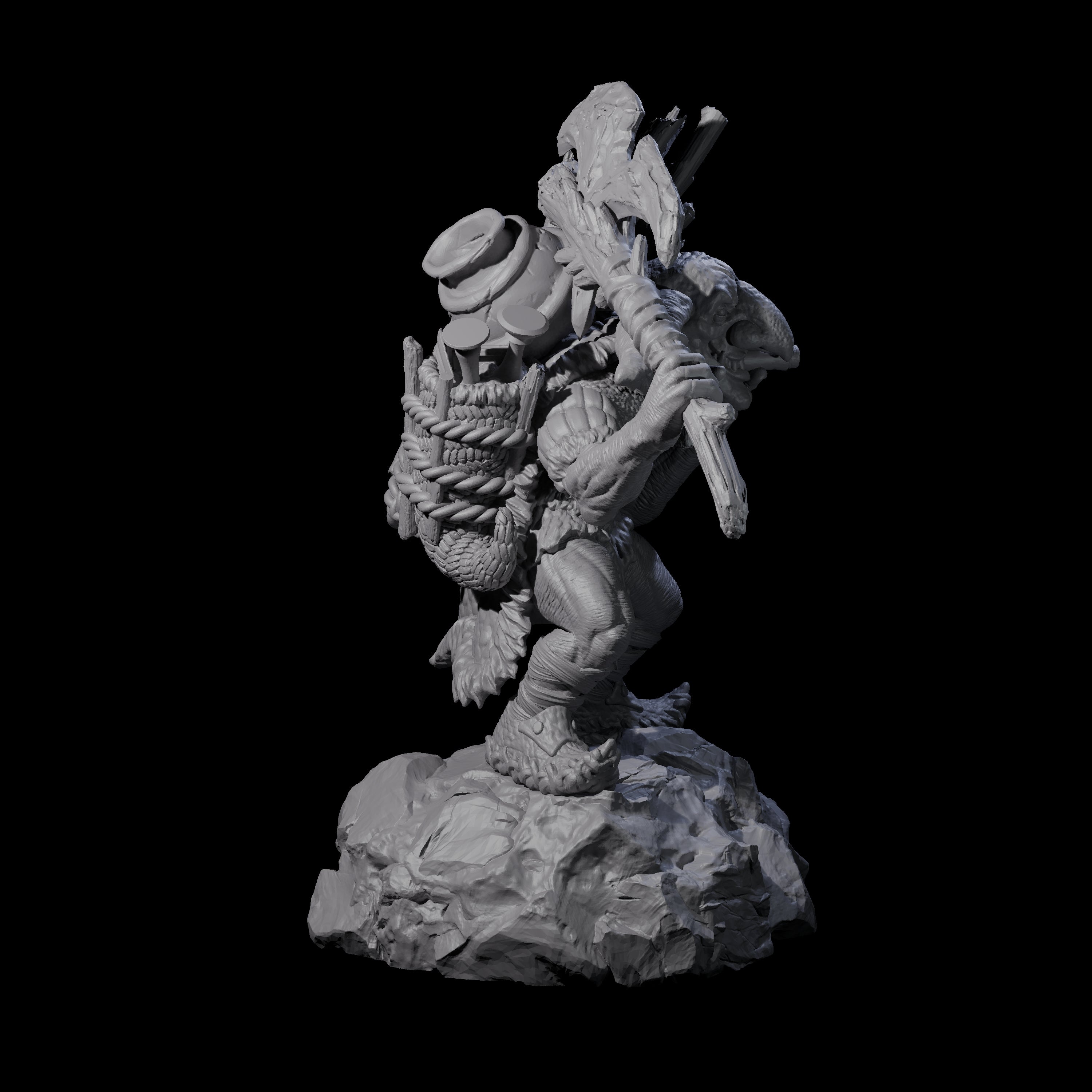 Confident Camping Goblin A Miniature for Dungeons and Dragons, Pathfinder or other TTRPGs