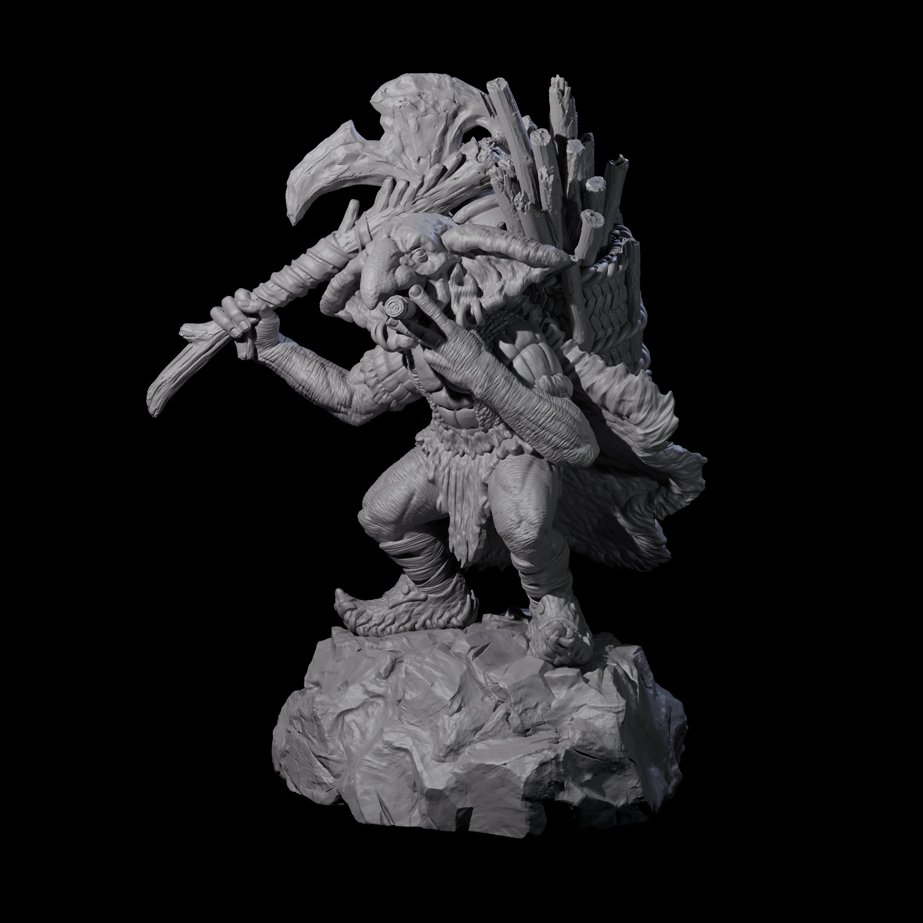 Confident Camping Goblin A Miniature for Dungeons and Dragons, Pathfinder or other TTRPGs