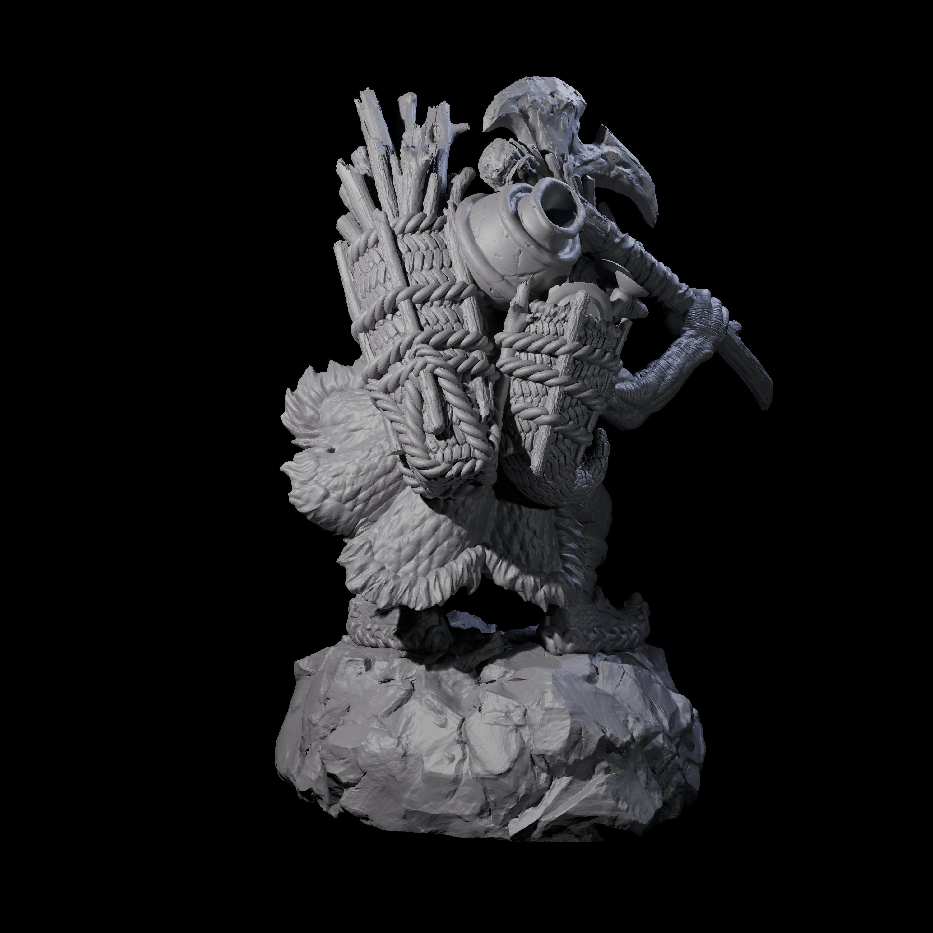 Confident Camping Goblin A Miniature for Dungeons and Dragons, Pathfinder or other TTRPGs