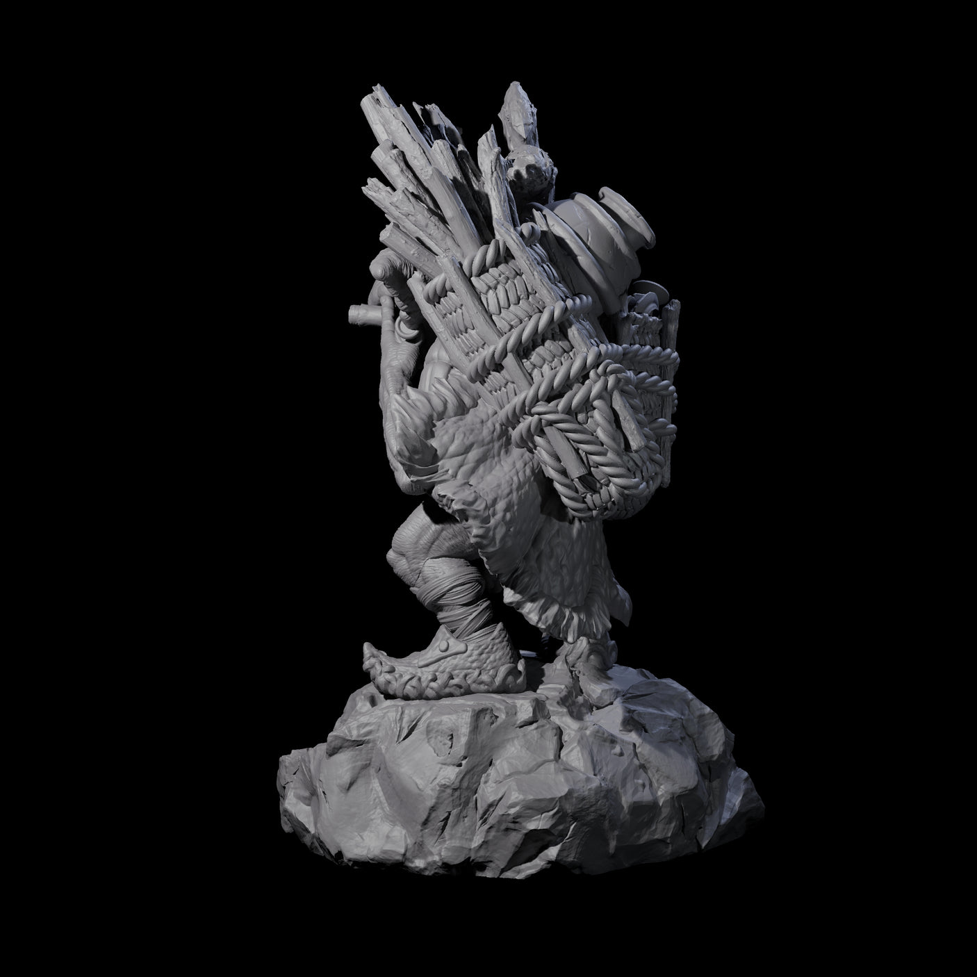 Confident Camping Goblin A Miniature for Dungeons and Dragons, Pathfinder or other TTRPGs